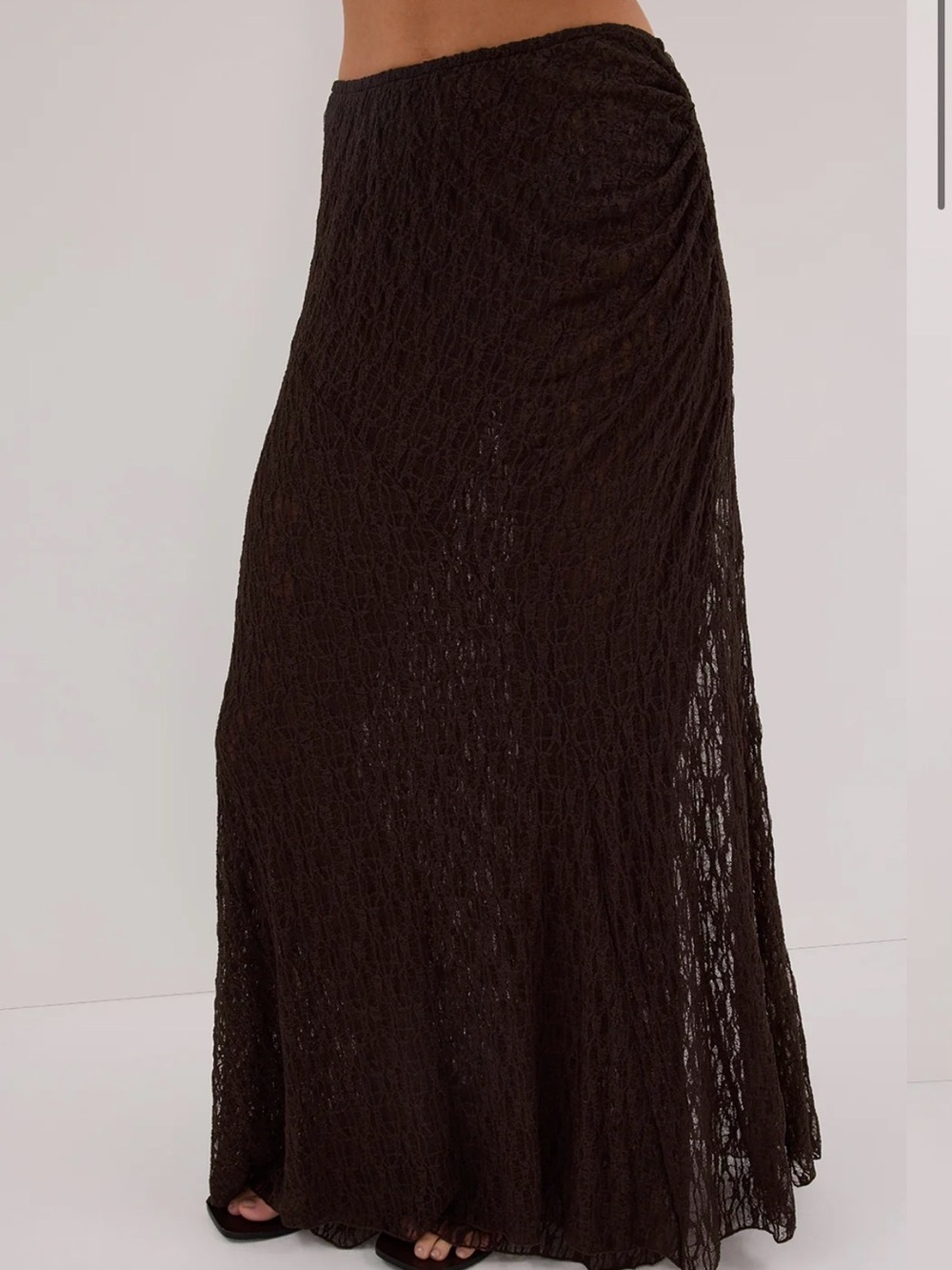 DISSH Lizzie Layered Lace Midi Skirt